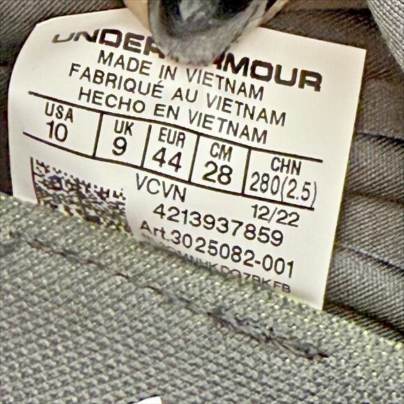 Under Armour Mens Spotlight Lux Mc 2.0 Football Cleats US 10 Black White NWOB - Picture 11 of 12